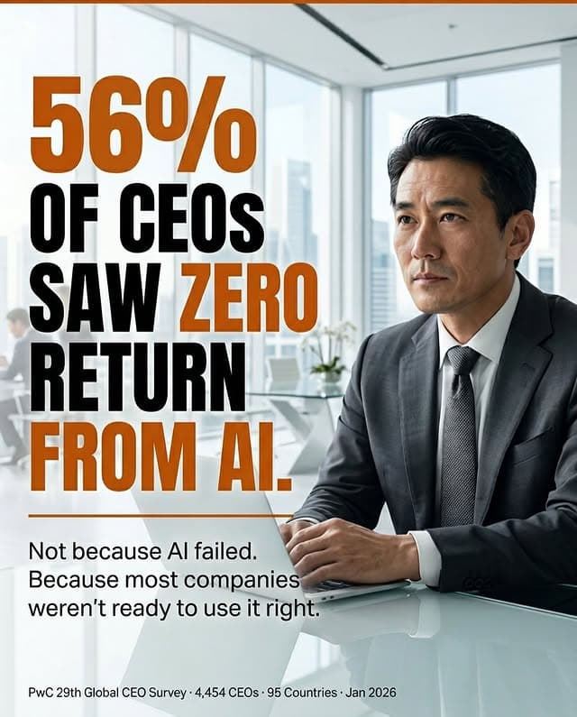 AI ROI: Why 56% of CEOs Fail